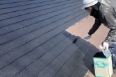 屋根塗装　熊本市中央区帯山　水性屋根フレッシュ仕上げ（板金含む）　