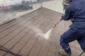屋根塗装　熊本市中央区帯山　水性屋根フレッシュ仕上げ（板金含む）　