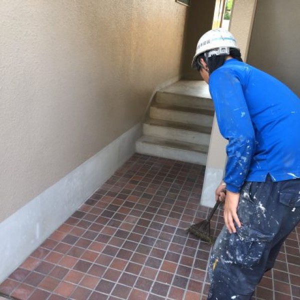 アパート塗装　熊本市東区若葉　塗装工事完了！！