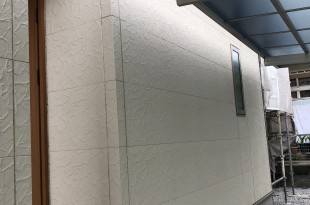 外壁塗装　熊本県合志市　外壁フッ素クリヤー塗装（３分艶）の施工後画像