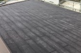 屋根塗装　熊本市北区　屋根ヤネフレッシュシリコン（ココナッツブラウン）仕上げ