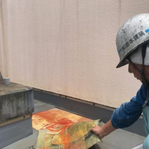 屋上防水　熊本市中央区　屋上部分防水補修工事