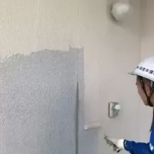 熊本植木住宅塗装・外壁下塗り（着色バインダー）工事のサムネイル