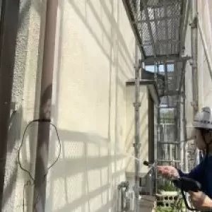 熊本龍田住宅塗装・外壁塗装前高圧洗浄工事のサムネイル