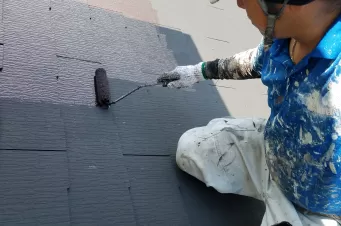 熊本・合志須屋住宅・屋根塗装工事状況です！！ Before画像