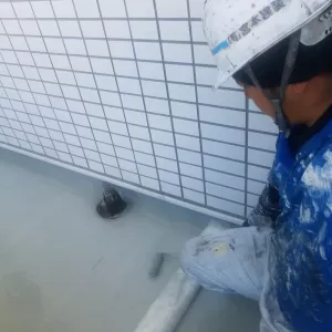 熊本健軍　防水・ベランダ土間ウレタン防水工事のサムネイル