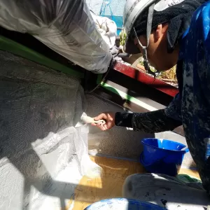 熊本古大工町住宅防水・ウレタン防水メッシュ張り完了しました！のサムネイル