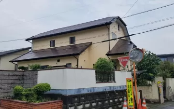 地震被害住宅　外壁屋根塗装工事　益城町 After画像