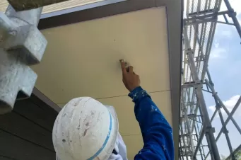 玉名市　新築軒天井塗装工事 Before画像