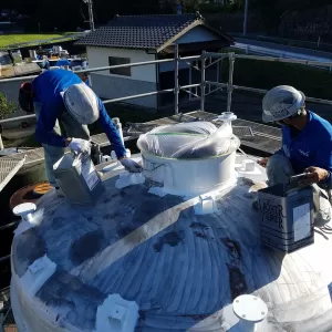 熊本県和水町・酒造タンク遮熱塗装工事のサムネイル