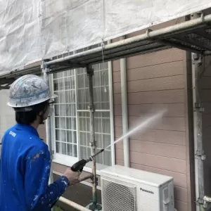 熊本市北区梶尾町住宅塗装･塗装前高圧洗浄工事のサムネイル