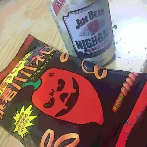 暴君ハバネロ&ハイボールJIMBEAMにて晩酌のサムネイル