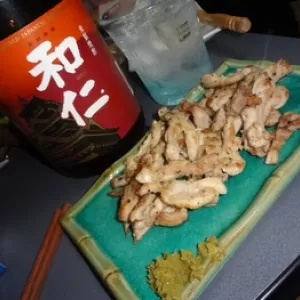 せせり♪と和仁焼酎で乾杯！のサムネイル