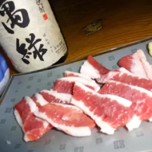 晩酌～馬刺し～球磨焼酎　萬緑のサムネイル