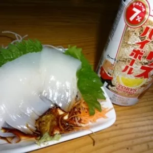イカ刺し☆で晩酌のサムネイル