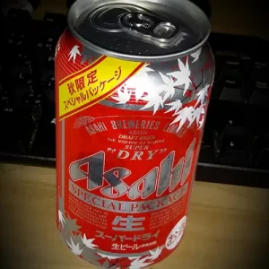 秋限定なのね・。。アサヒスーパードライビールのサムネイル