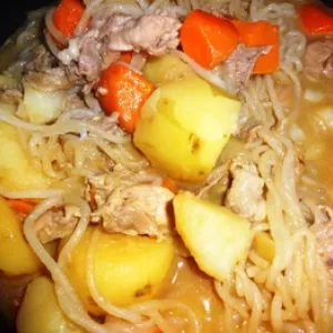 男料理　基本料理肉じゃがを調理してみる♪野菜頂物♪のサムネイル