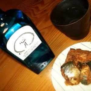 晩酌～球磨焼酎心月～サバ味噌のサムネイル