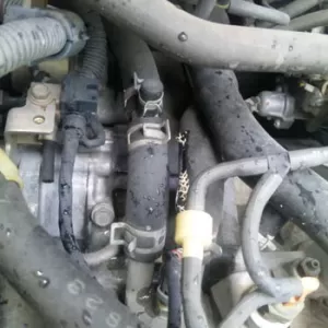 車から湯気が・・・のサムネイル