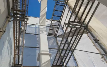 看板ポール塗装工事　　熊本県菊池郡大津町 After画像