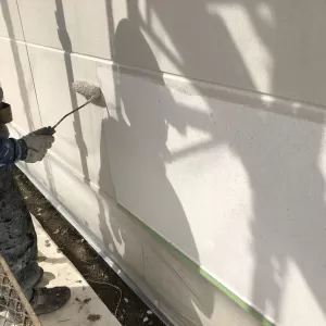 熊本県合志市御代志・外壁下塗り塗装工事のサムネイル