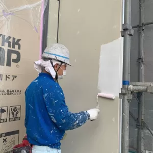 熊本市菊陽町外壁塗装工事・下塗りのサムネイル