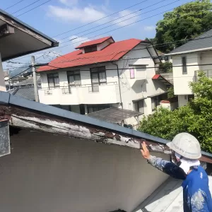 熊本市北区室園・破風塗装工事のサムネイル
