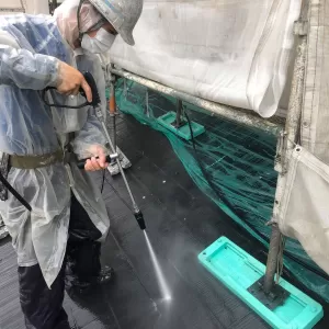 熊本市北区・屋根塗装工事・高圧水洗浄のサムネイル