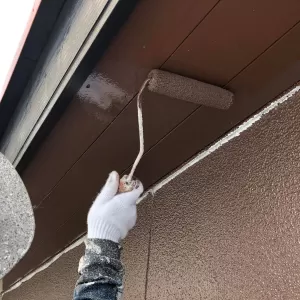 熊本市北区・外壁塗装・軒天井塗装工事のサムネイル