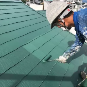 熊本市北区・屋根塗装工事（水性シリコン）のサムネイル