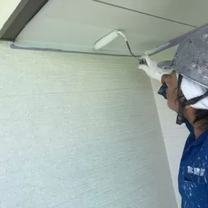 熊本県上益城郡･外壁塗装（軒天井塗装完了）のサムネイル