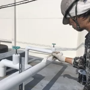 熊本市中央区･配管塗装（上塗り）のサムネイル