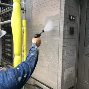 熊本市中央区･外壁塗装（塗装前高圧洗浄）のサムネイル