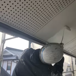 熊本県菊池郡・外壁塗装（軒天上塗装）のサムネイル