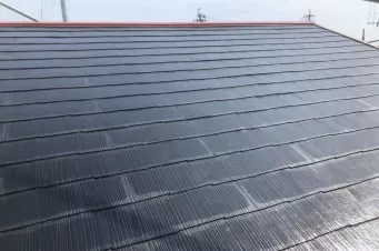 熊本市北区梶尾町の屋根雨漏り補修後ヤネフレッシュ塗装（屋根塗装）工事 Before画像