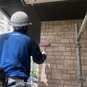 熊本県球磨郡あさぎり町・外壁塗装(2液弱溶剤形フッ素樹脂クリヤー)のサムネイル