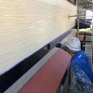 熊本市北区植木･2F破風、樋上塗り完了！のサムネイル