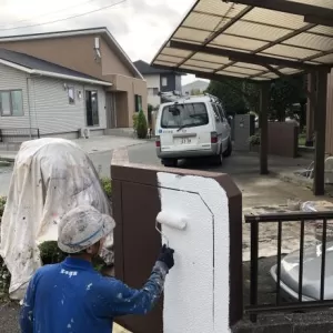 熊本市東区戸島･塀塗装工事完了！のサムネイル