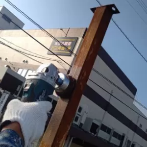 熊本県合志市･ドンキホーテ看板鉄骨塗装のサムネイル