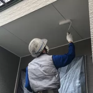 熊本市西区･住宅塗装（軒天井塗装完了！）のサムネイル