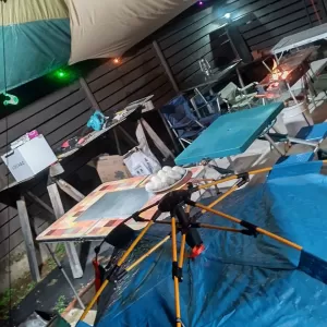 最高のBBQ祭りが雨により中止になりそうだだったけどタープ攻撃にて回避ｗのサムネイル