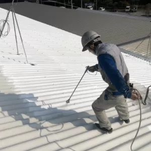 鹿児島県霧島市･工場屋根上塗り塗装工場のサムネイル