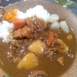 自宅カレーは野菜ゴロゴロよね🎵スリランカカレー好きだけどwのサムネイル