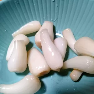 友達からラッキョウ頂きました🎶酒の肴🎶のサムネイル