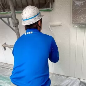 日本ペイントSi100Ⅲ　熊本市清水アパート　外壁改修工事　宮本建装のサムネイル