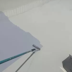 熊本市東区ビル屋上防水  絶縁シートウレタン防水工事完了！のサムネイル