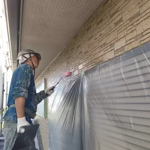 外壁塗装　　熊本市南区富合　　クリヤー仕上げ『透明』のサムネイル