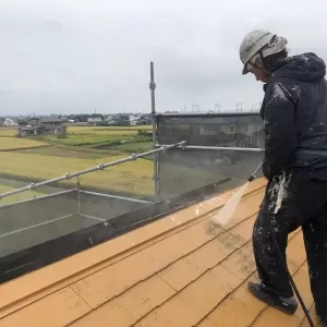 屋根塗装　熊本市南区　高圧洗浄のサムネイル