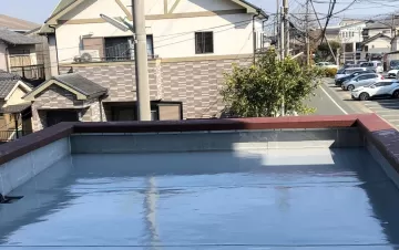 屋上防水　マンション玄関屋根　熊本県熊本市南区近見 After画像