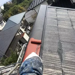 屋根板金塗装　熊本県宇土市　２液エポキシ錆止めのサムネイル